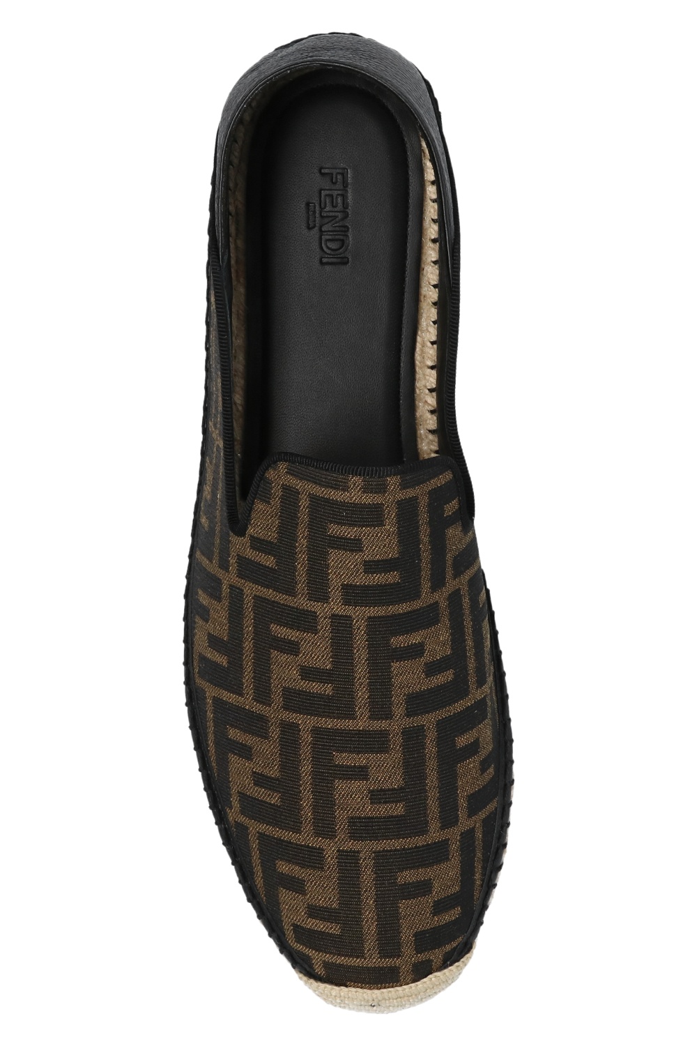 Fendi Brown cotton-blend from FENDI KIDS featuring FF motif